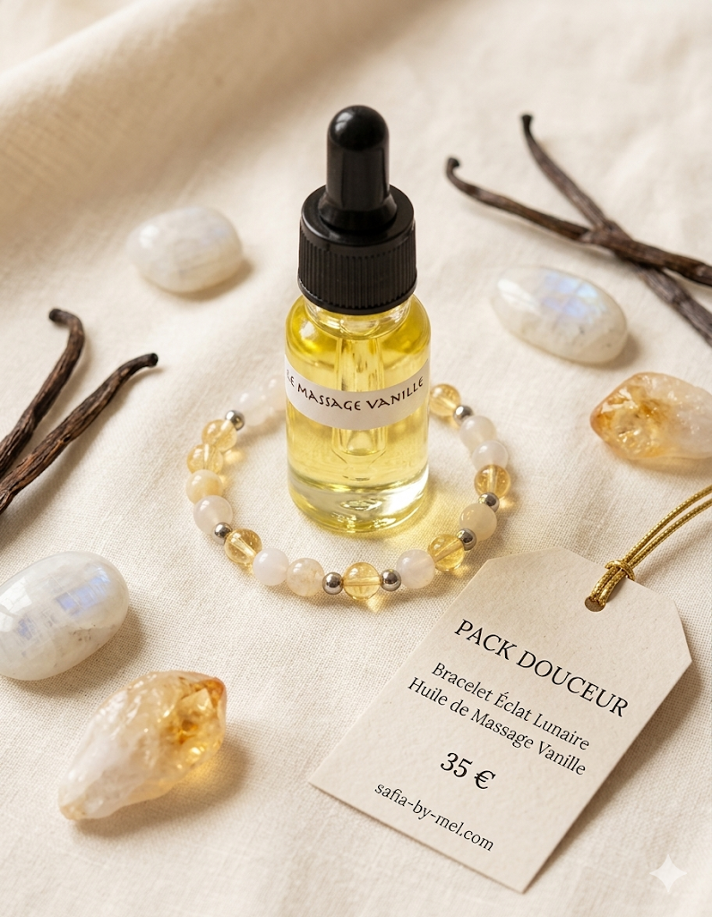 Pack douceur: éclat lunaire & vanille